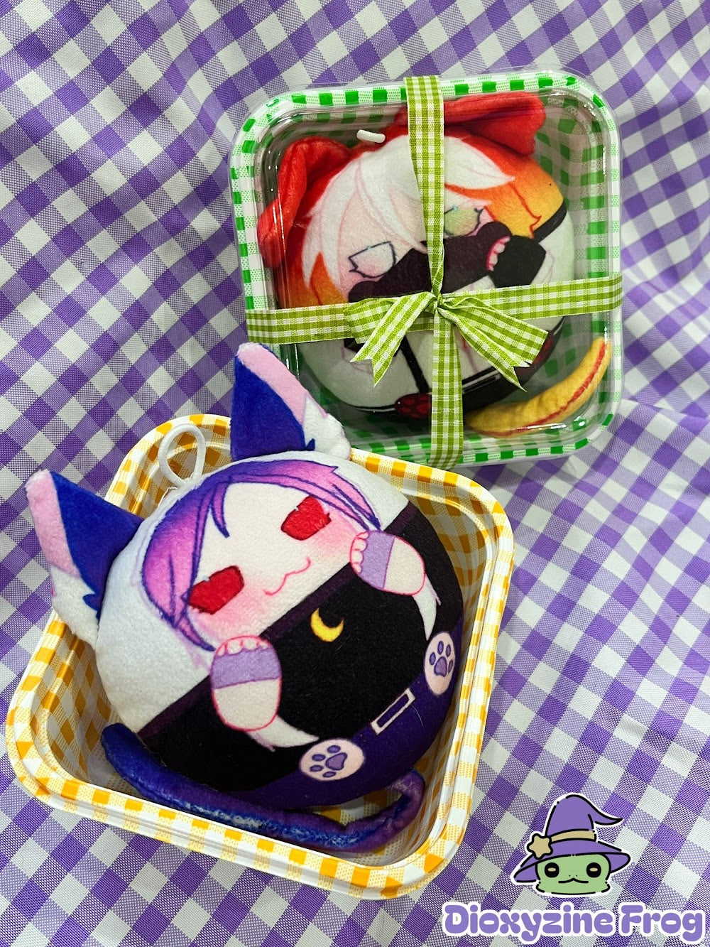 2-Piece Plushie 5cm - Custom Plush Make Your Own Doll, Custom Plush from Drawing, Custom Game Anime Doll, Customized OC Dolls, Plush Commissions