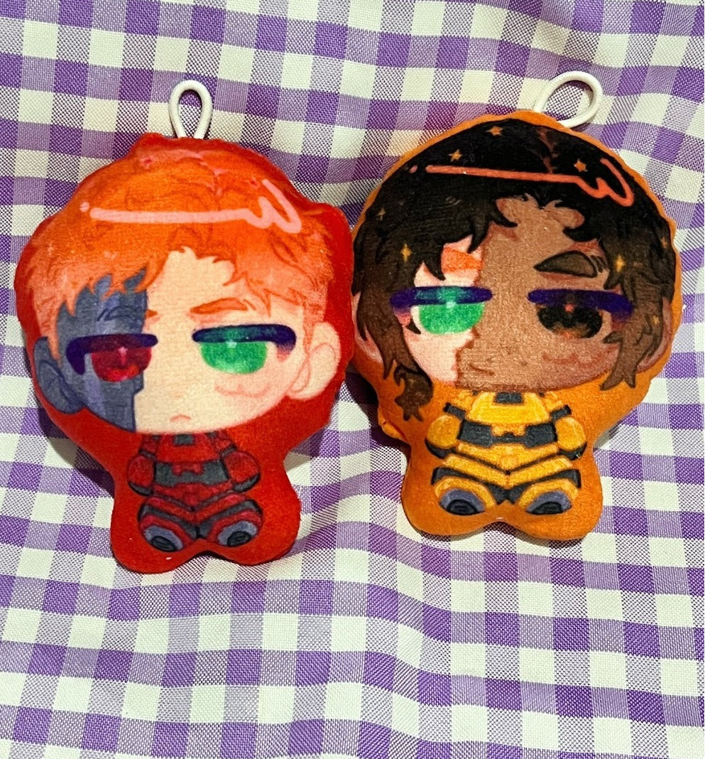 2-Piece Plushie 5cm - Custom Plush Make Your Own Doll, Custom Plush from Drawing, Custom Game Anime Doll, Customized OC Dolls, Plush Commissions